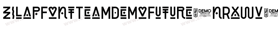 ZilapFontTeamDemoFuture-nRxwV字体转换