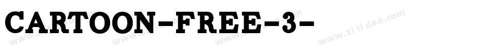 CARTOON-FREE-3字体转换