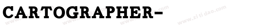 Cartographer字体转换