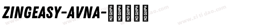 ZingEasy-aVna字体转换