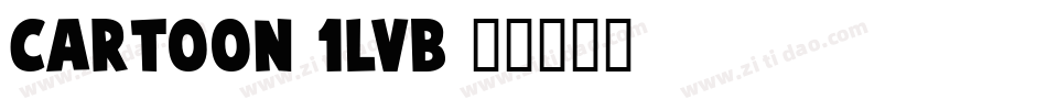 Cartoon-1LVB字体转换