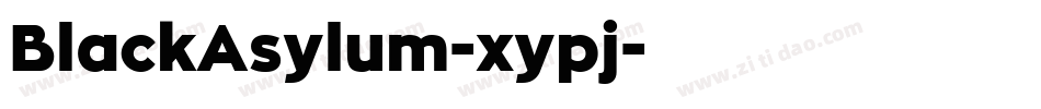 BlackAsylum-xypj字体转换 BlackAsylum-xypj字体转换