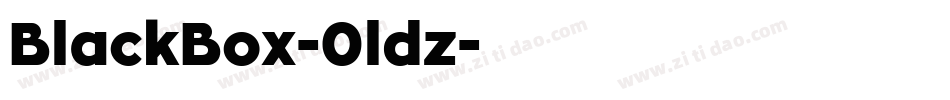 BlackBox-0ldz字体转换 BlackBox-0ldz字体转换