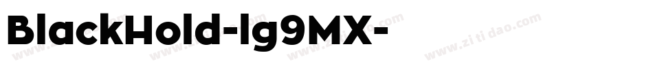 BlackHold-lg9MX字体转换 BlackHold-lg9MX字体转换