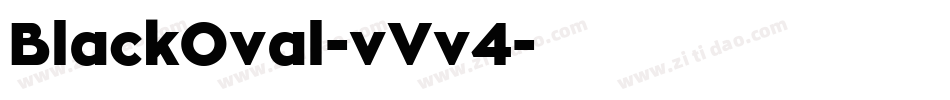 BlackOval-vVv4字体转换 BlackOval-vVv4字体转换