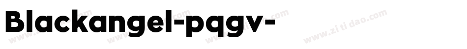 Blackangel-pqgv字体转换