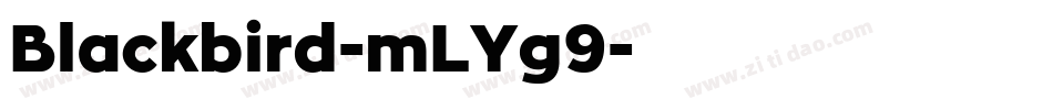Blackbird-mLYg9字体转换