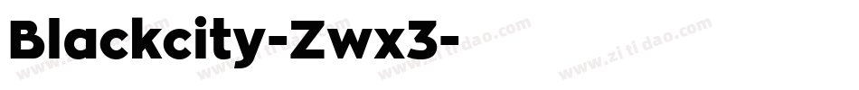 Blackcity-Zwx3字体转换