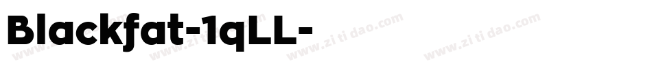 Blackfat-1qLL字体转换