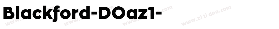 Blackford-DOaz1字体转换