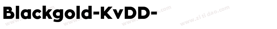 Blackgold-KvDD字体转换