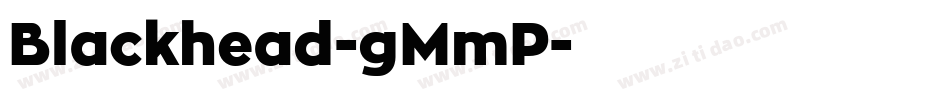 Blackhead-gMmP字体转换
