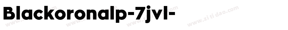 Blackoronalp-7jvl字体转换