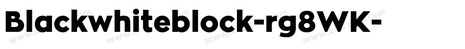 Blackwhiteblock-rg8WK字体转换