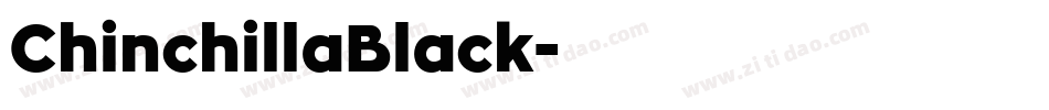 ChinchillaBlack字体转换