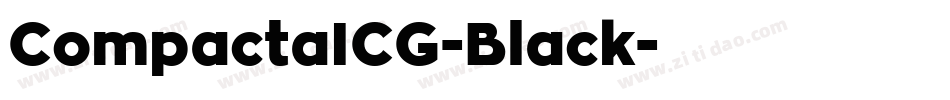CompactaICG-Black字体转换 CompactaICG-Black字体转换