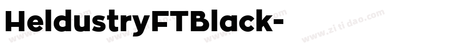 HeldustryFTBlack字体转换