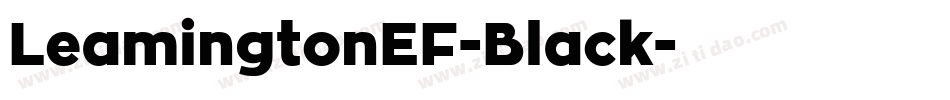 LeamingtonEF-Black字体转换