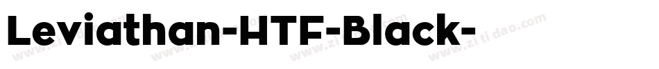 Leviathan-HTF-Black字体转换