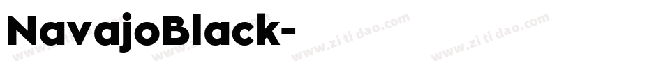 NavajoBlack字体转换