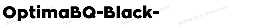 OptimaBQ-Black字体转换