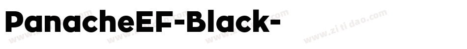PanacheEF-Black字体转换