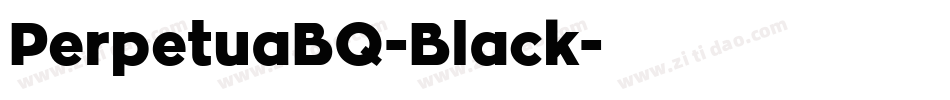 PerpetuaBQ-Black字体转换