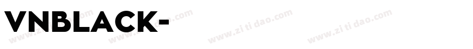 VNBLACK字体转换
