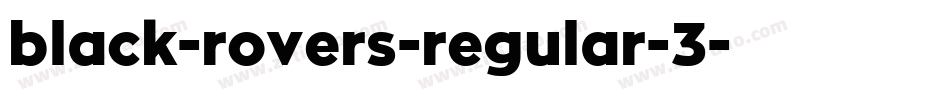 black-rovers-regular-3字体转换