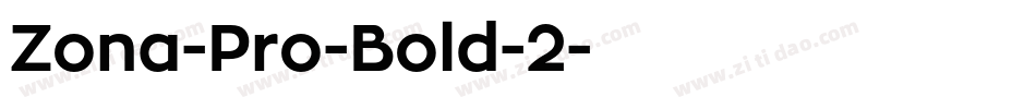 Zona-Pro-Bold-2字体转换