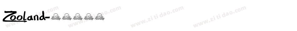 Zooland字体转换