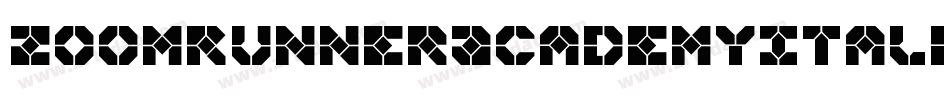 ZoomRunnerAcademyItalic-KLWD字体转换