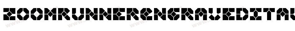ZoomRunnerEngravedItalic-dRn6字体转换