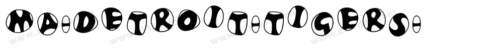 ma-detroit-tigers字体转换