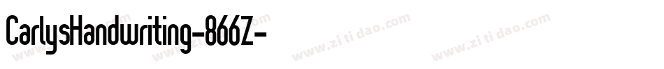 CarlysHandwriting-866Z字体转换