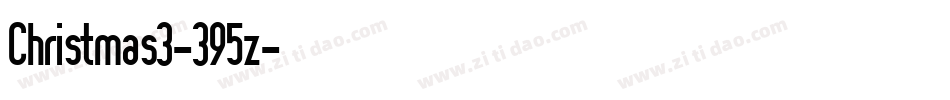 Christmas3-395z字体转换
