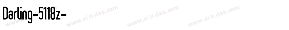 Darling-5118z字体转换
