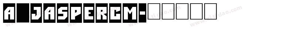 a_JasperCm字体转换
