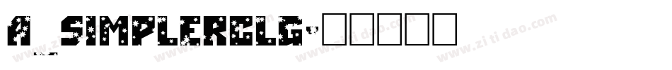 a_SimplerClg字体转换