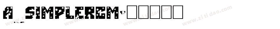 a_SimplerCm字体转换