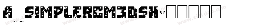 a_SimplerCm3DSh字体转换