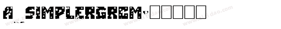 a_SimplerGrCm字体转换