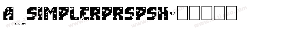 a_SimplerPrspSh字体转换