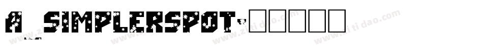 a_SimplerSpot字体转换
