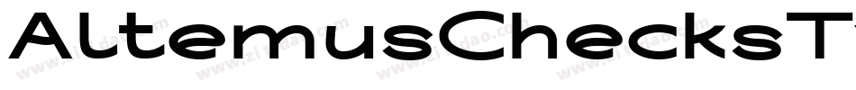 AltemusChecksTwo字体转换