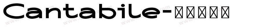 Cantabile字体转换