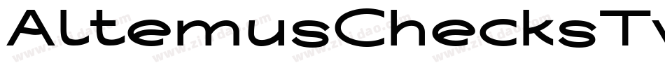 AltemusChecksTwo字体转换