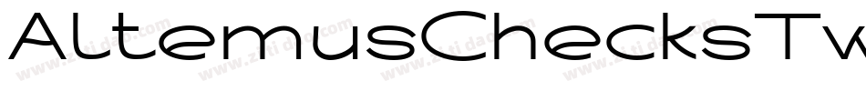 AltemusChecksTwo字体转换