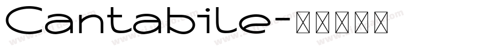Cantabile字体转换