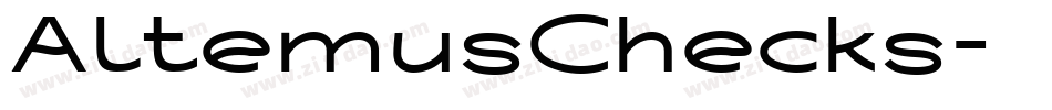 AltemusChecks字体转换